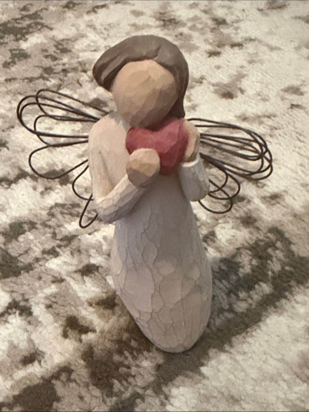 Willow tree Handcrafted Angel of the heart